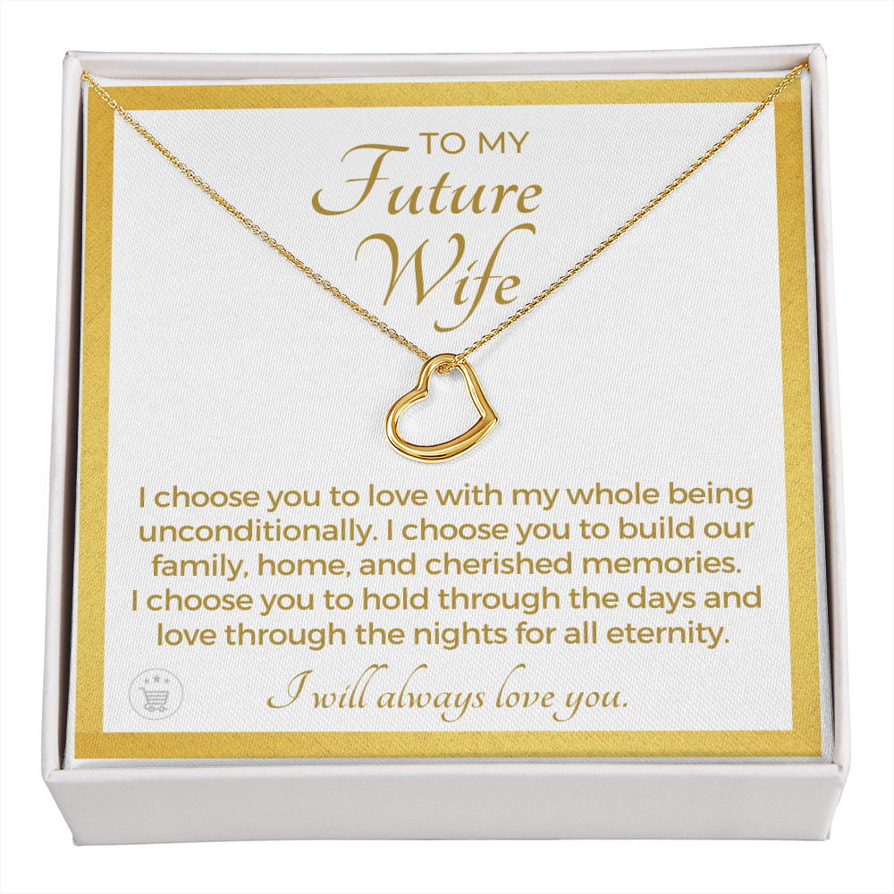 Future Wife, Future Mrs. Gift | I Choose Necklace 0543T4