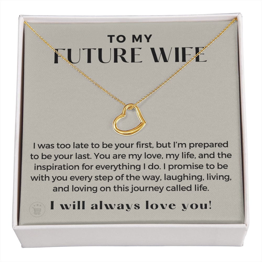 Future Wife, Future Mrs. Gift | Every Step Necklace 0541T3
