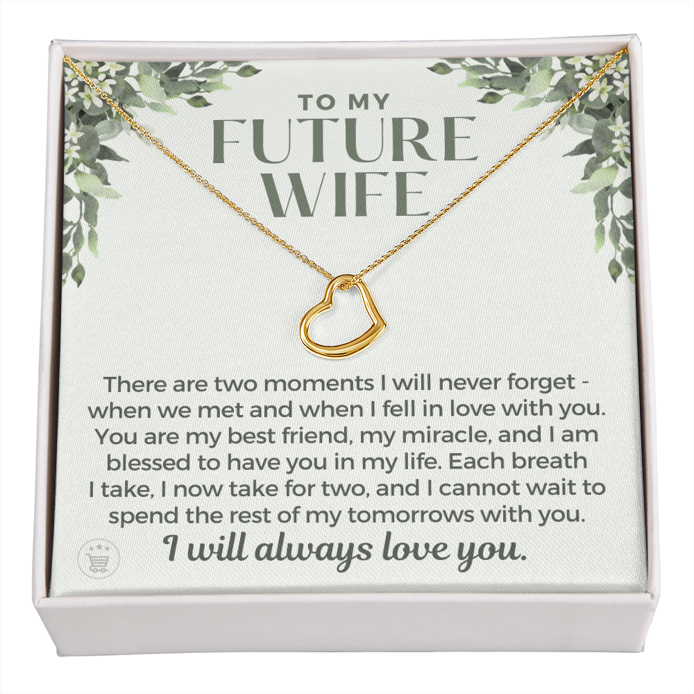 Future Wife, Future Mrs. Gift | Each Breath Necklace 0542T5