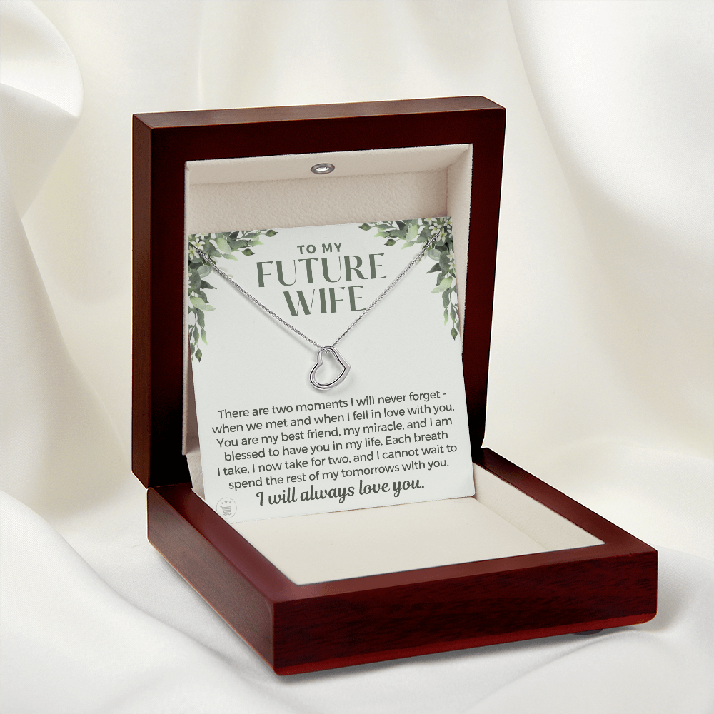 Future Wife, Future Mrs. Gift | Each Breath Necklace 0542T5