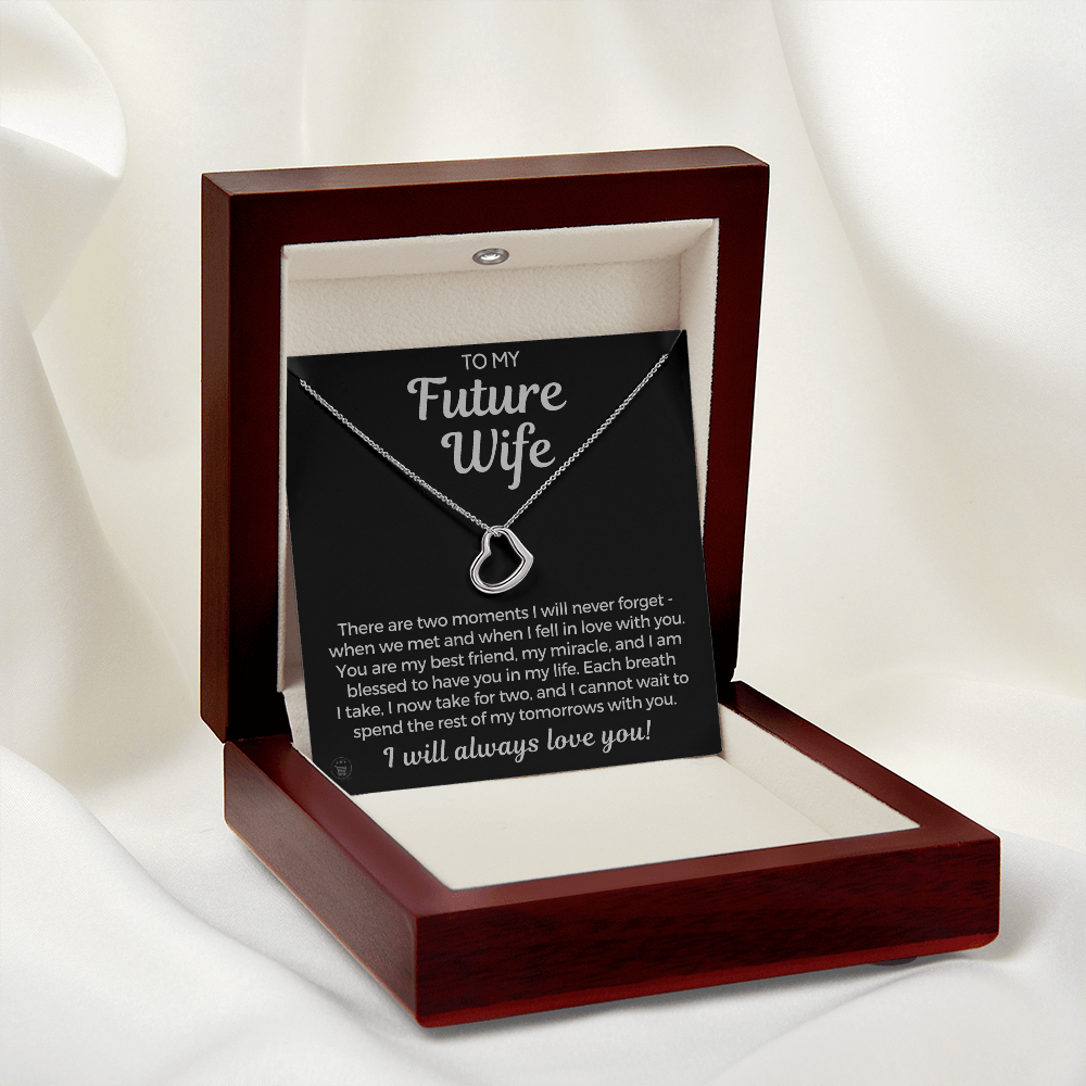 Future Wife, Future Mrs. Gift | Each Breath Necklace 0542T9