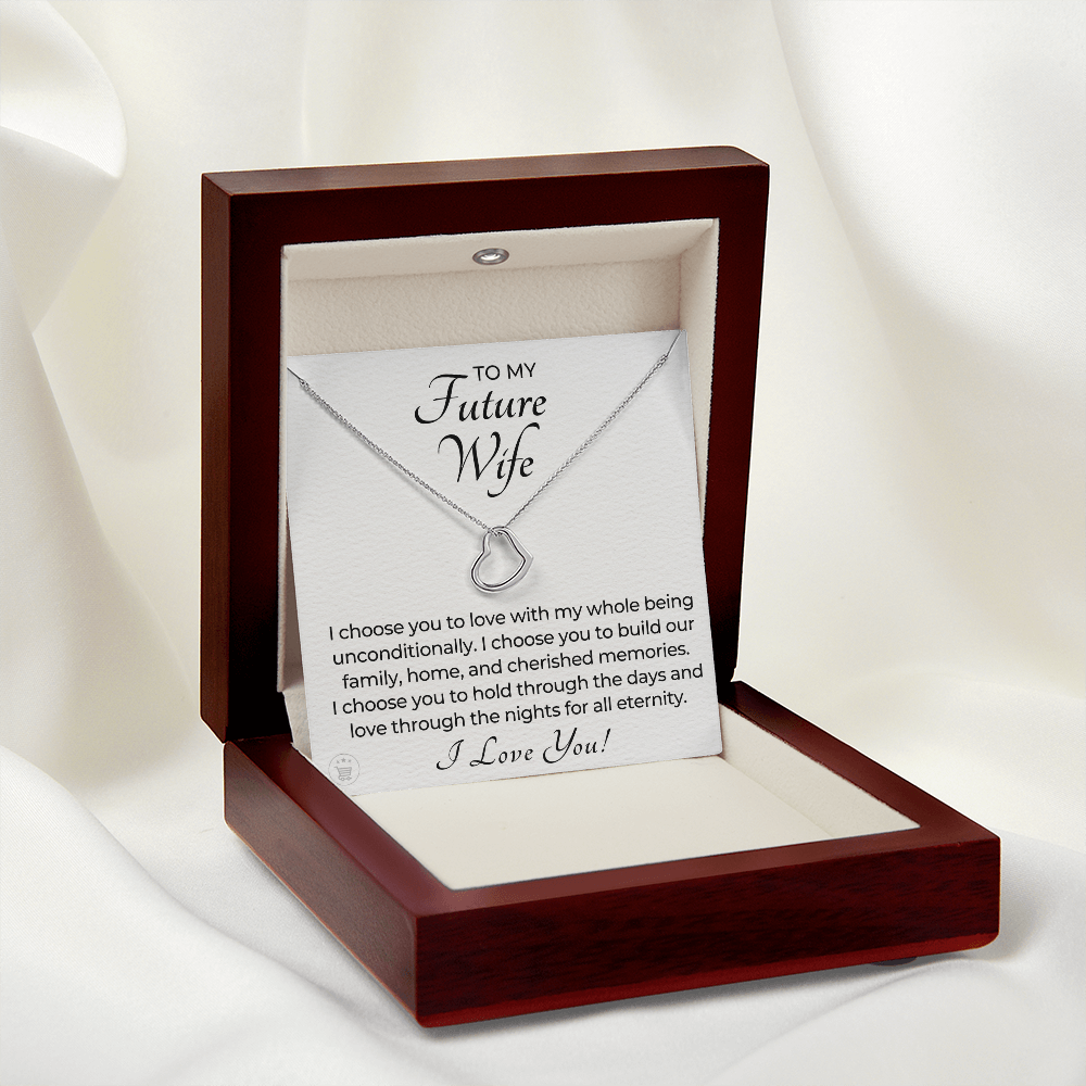 Future Wife, Future Mrs. Gift | I Choose Necklace 0543T1