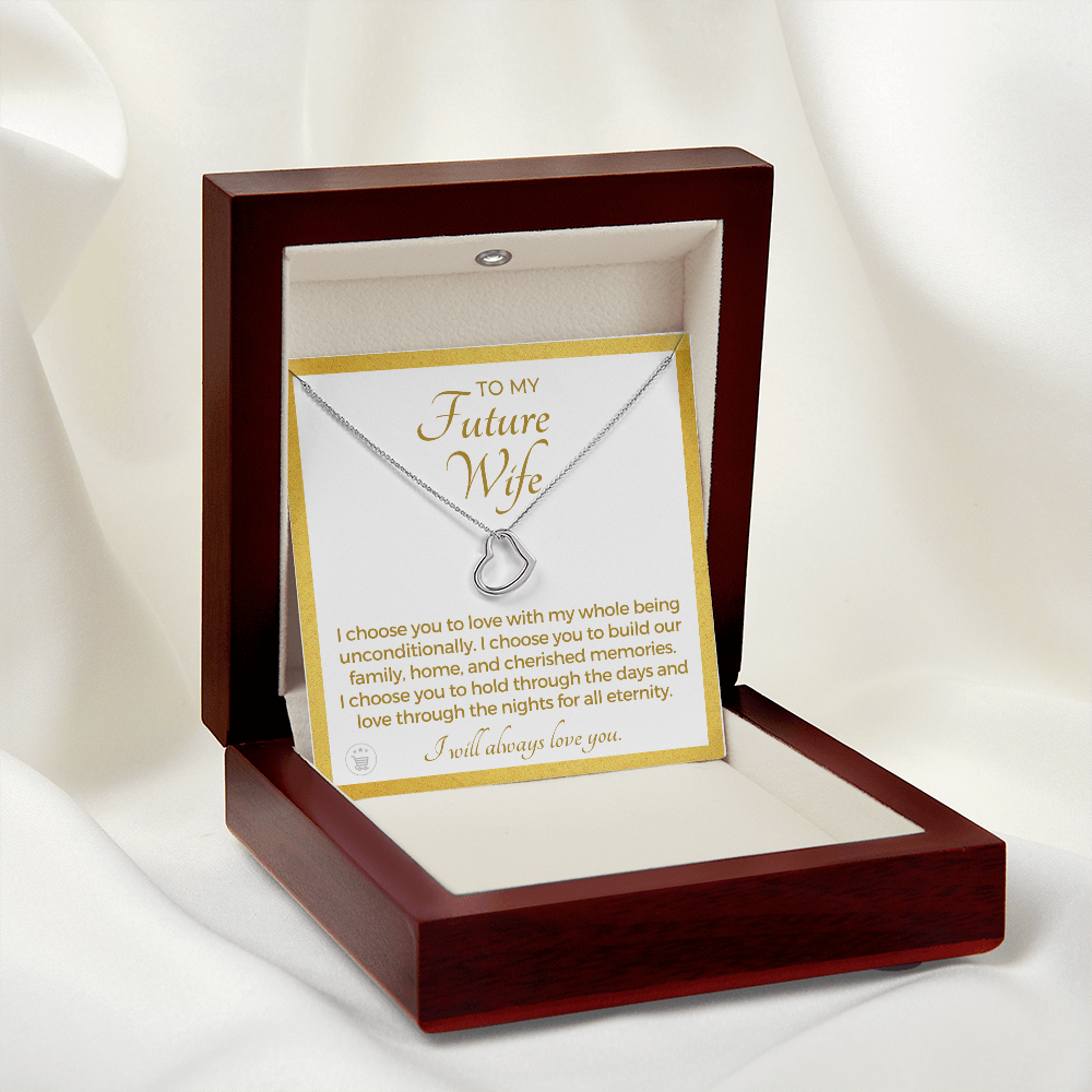 Future Wife, Future Mrs. Gift | I Choose Necklace 0543T4