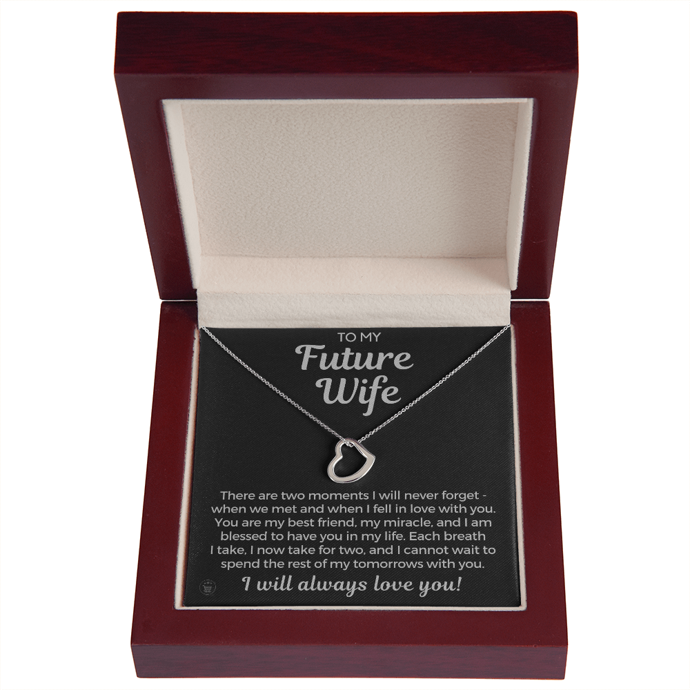 Future Wife, Future Mrs. Gift | Each Breath Necklace 0542T9