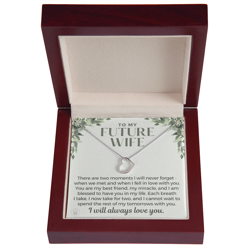 Future Wife, Future Mrs. Gift | Each Breath Necklace 0542T5