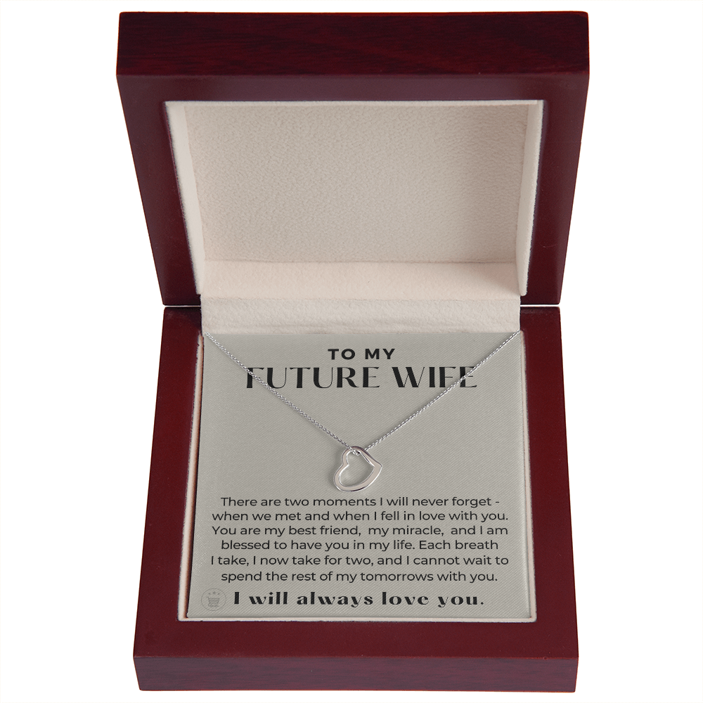 Future Wife, Future Mrs. Gift | Each Breath Necklace 0542T3