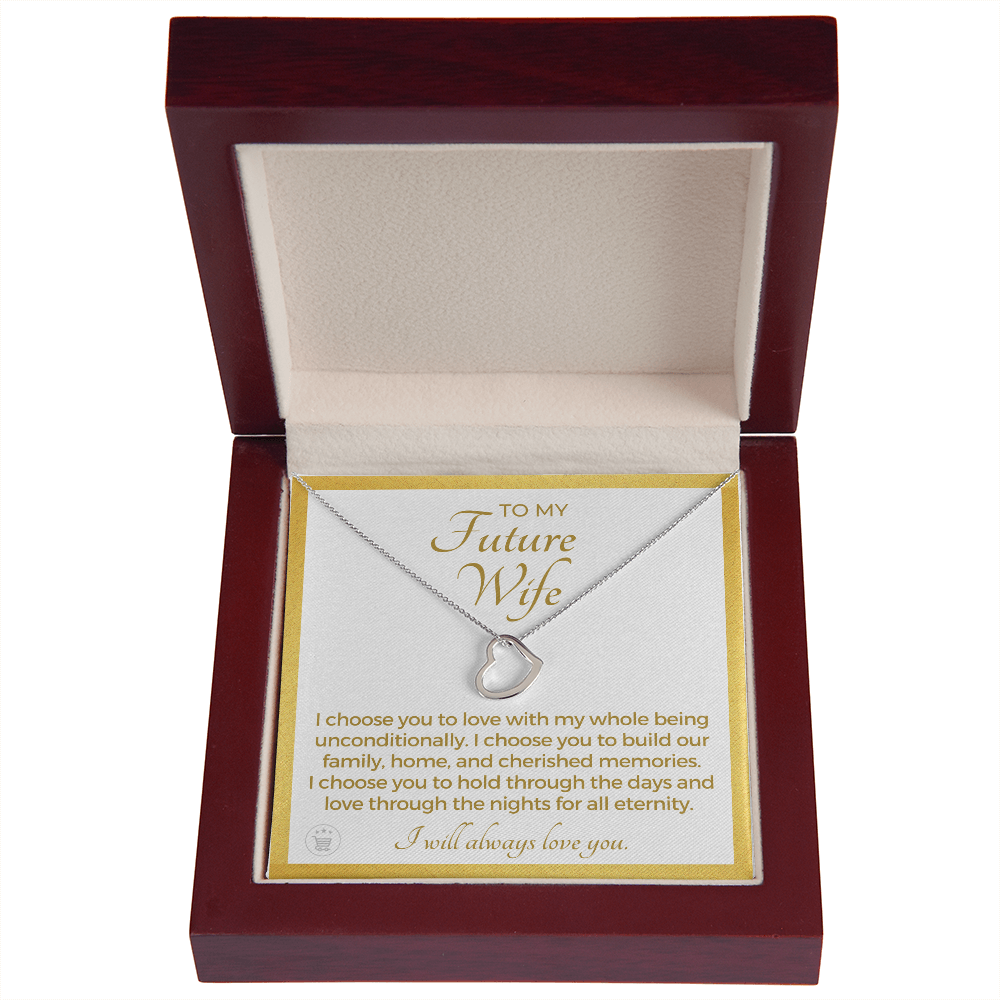 Future Wife, Future Mrs. Gift | I Choose Necklace 0543T4