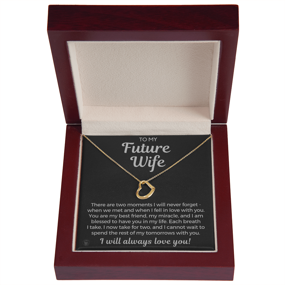 Future Wife, Future Mrs. Gift | Each Breath Necklace 0542T9