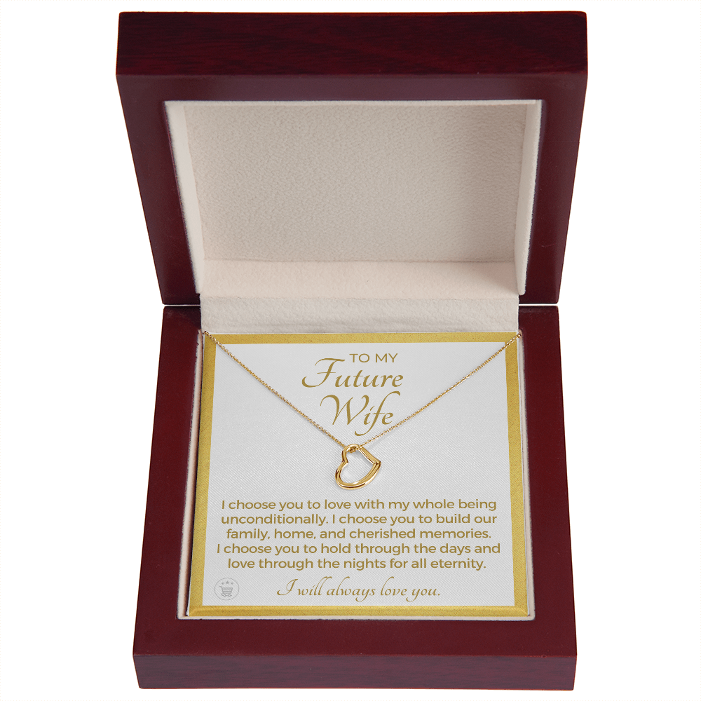 Future Wife, Future Mrs. Gift | I Choose Necklace 0543T4