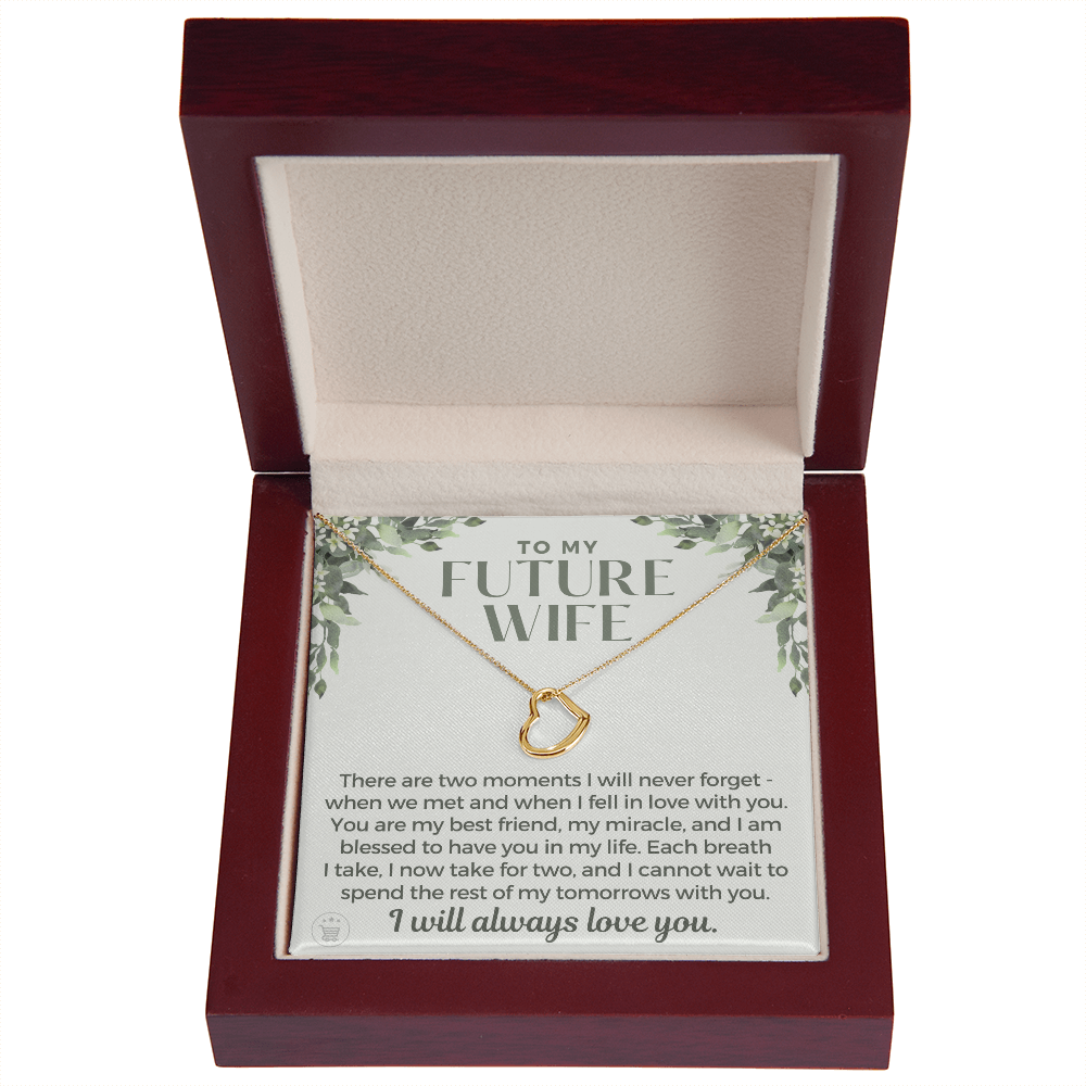 Future Wife, Future Mrs. Gift | Each Breath Necklace 0542T5