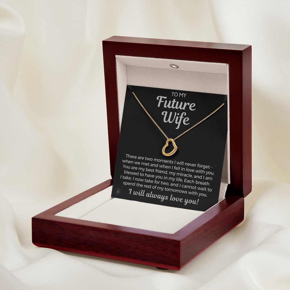 Future Wife, Future Mrs. Gift | Each Breath Necklace 0542T9