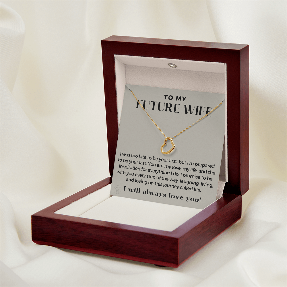 Future Wife, Future Mrs. Gift | Every Step Necklace 0541T3