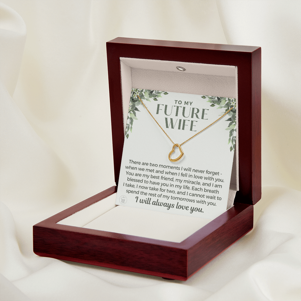 Future Wife, Future Mrs. Gift | Each Breath Necklace 0542T5