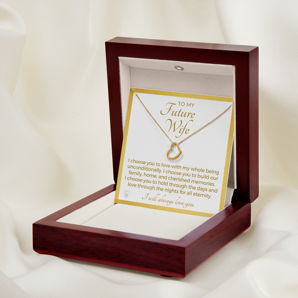 Future Wife, Future Mrs. Gift | I Choose Necklace 0543T4