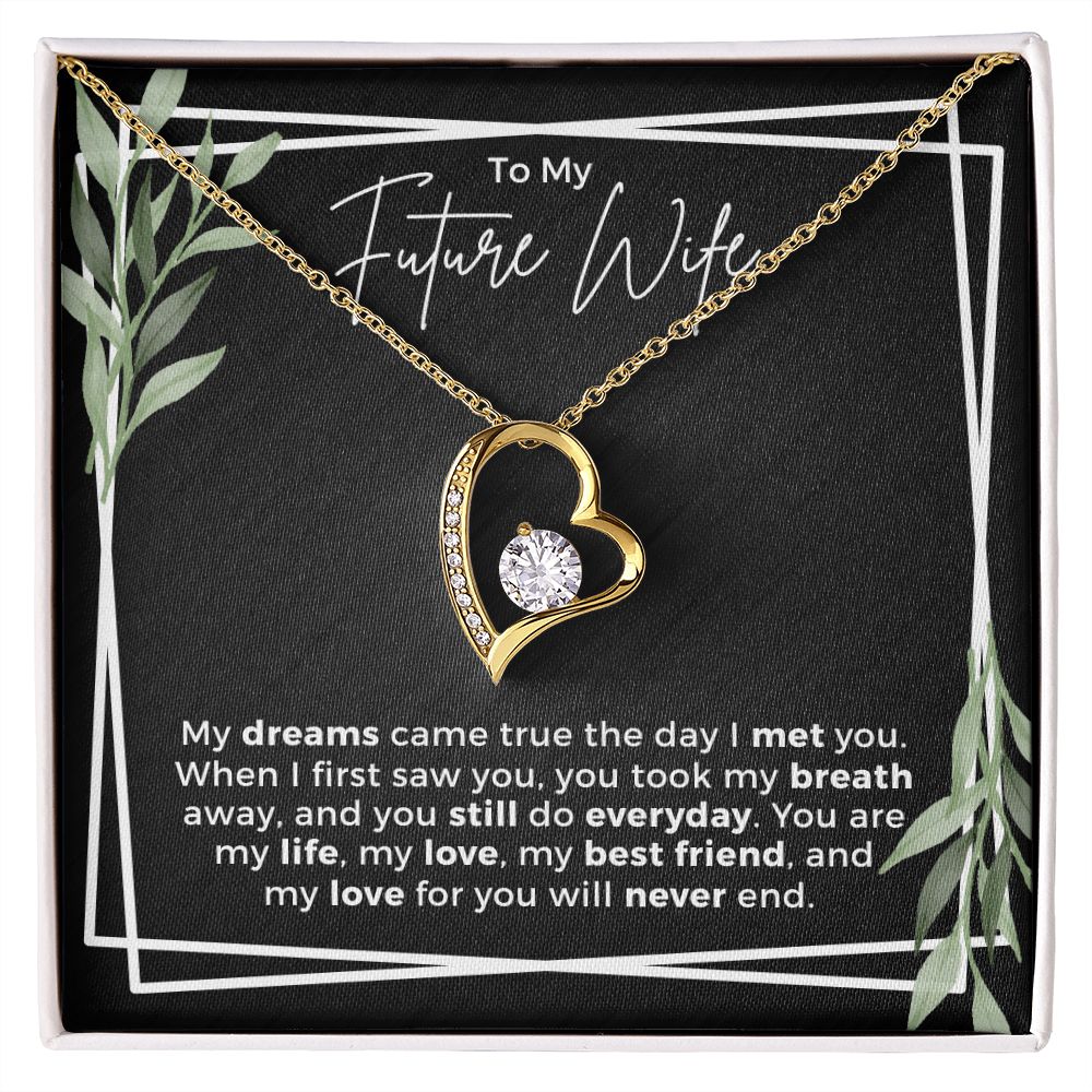 Future Wife, Mrs. Gift | Dreams Came True Necklace 0743T10F