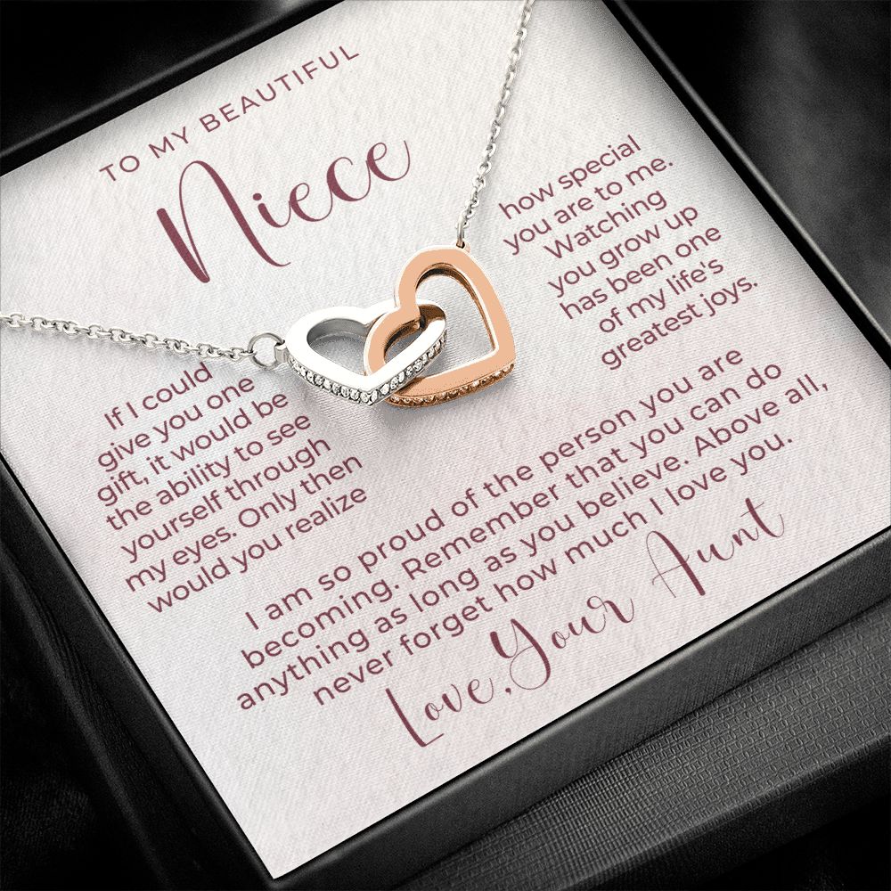 Niece Gift From Aunt | My Love Necklace 0628T16