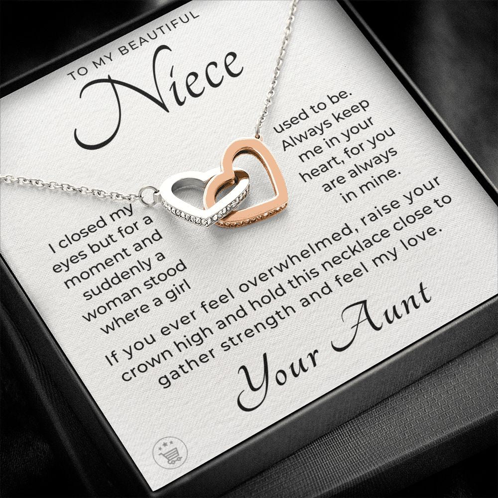 Niece Gift From Aunt | In My Heart Necklace 0632T5