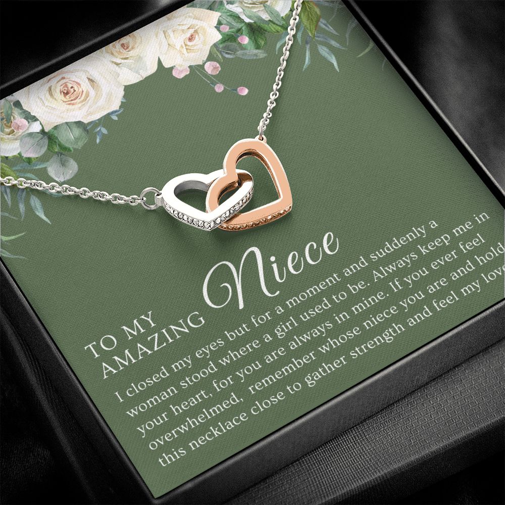 Niece Gift From Aunt | In My Heart Necklace 0631T11