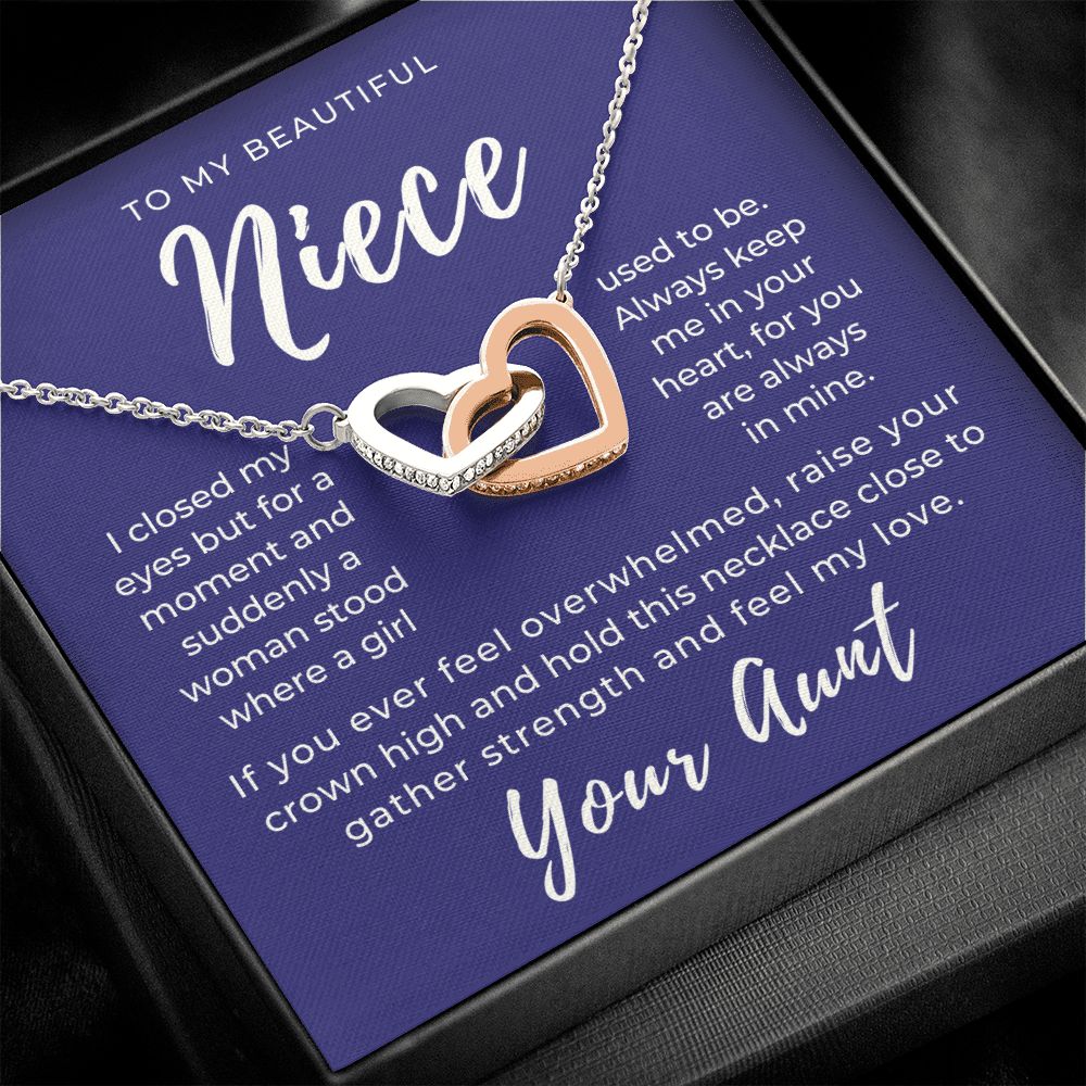 Niece Gift From Aunt | In My Heart Necklace 0632T10