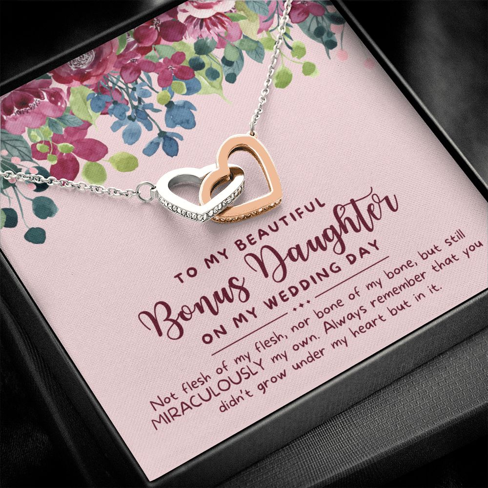 Stepdaughter Wedding Gift | In My Heart Necklace 0637T1