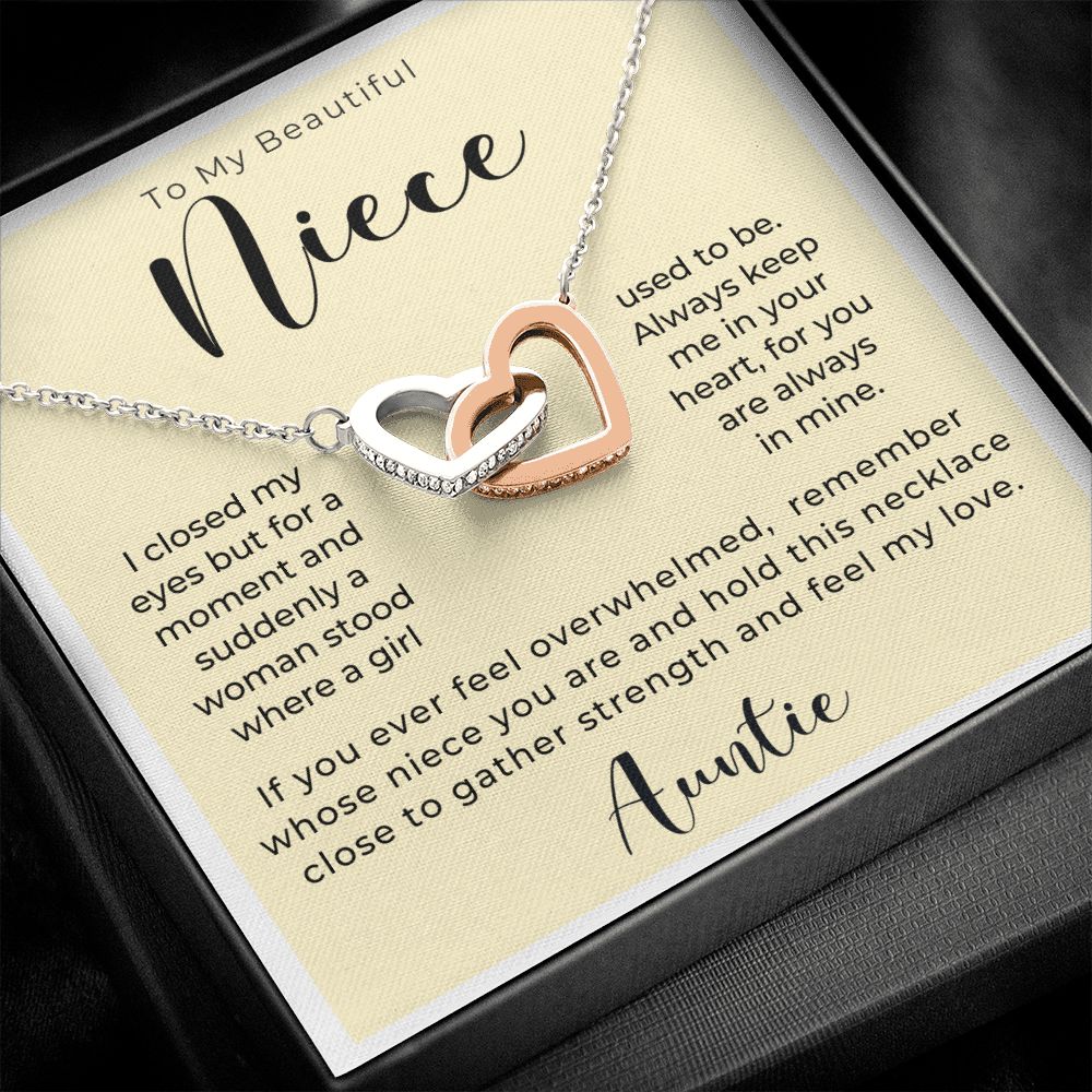 Niece Gift From Aunt | In My Heart Necklace 0631T4