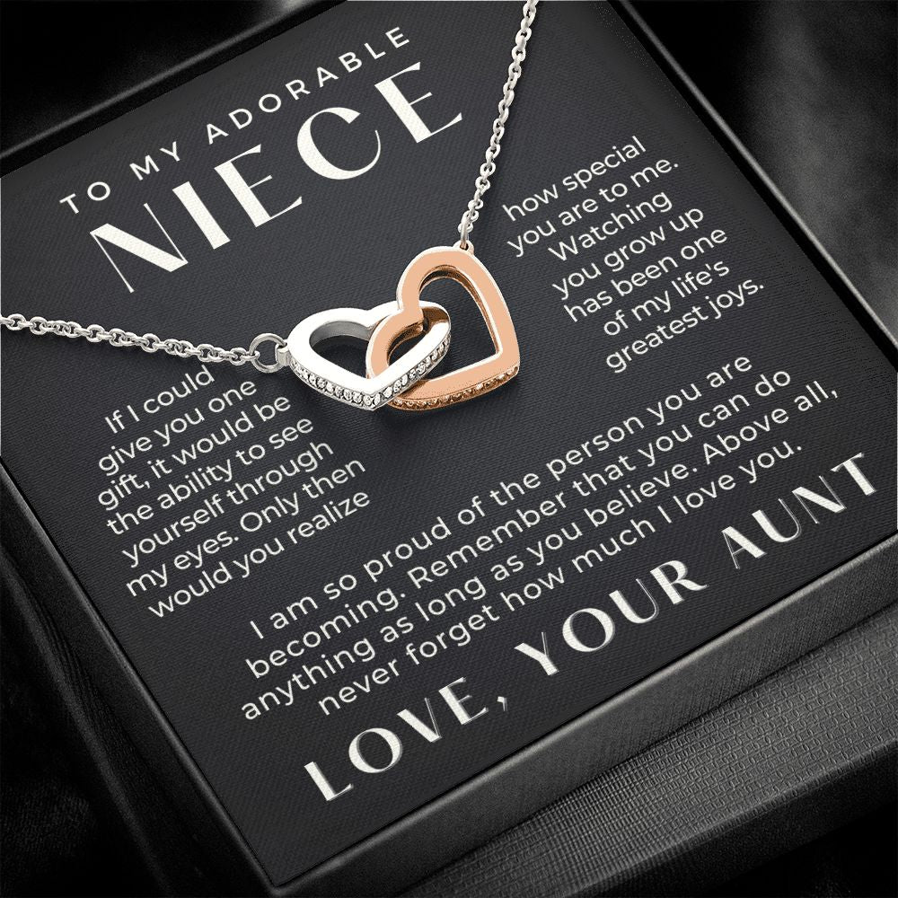 Niece Gift From Aunt | My Love Necklace 0628T8