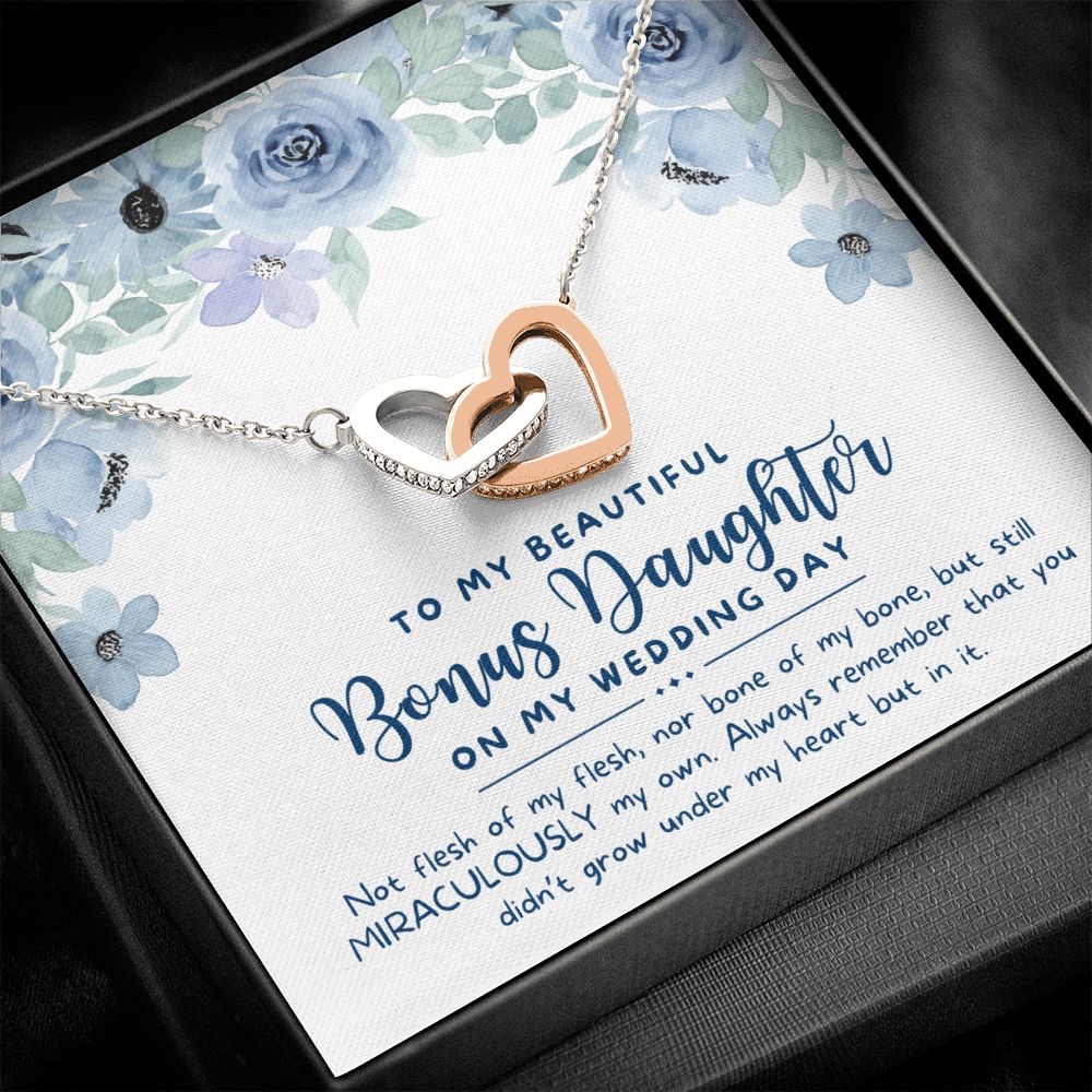 Stepdaughter Wedding Gift | In My Heart Necklace 0637T4