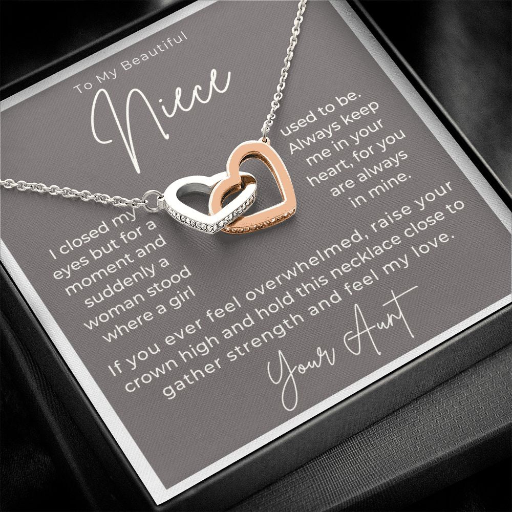 Niece Gift From Aunt | In My Heart Necklace 0632T3