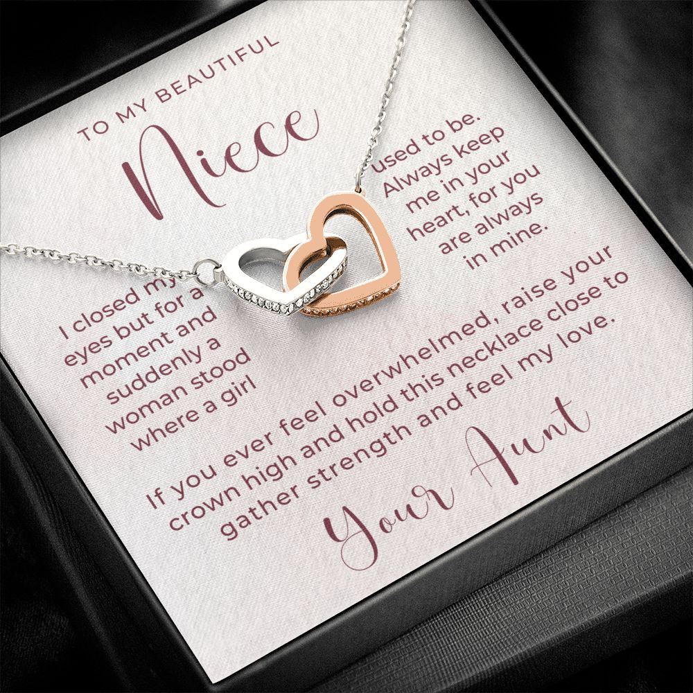 Niece Gift From Aunt | In My Heart Necklace 0632T16