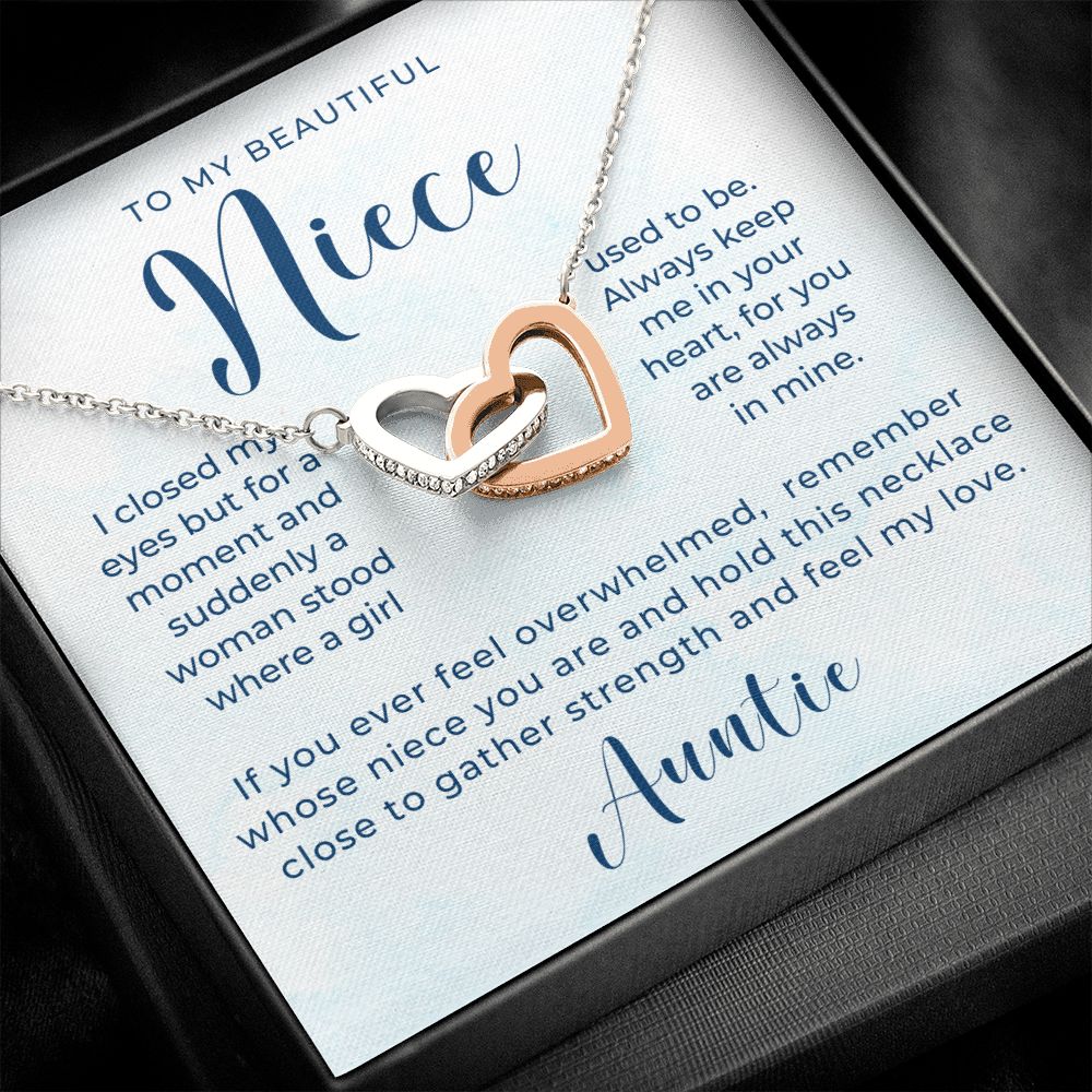 Niece Gift From Aunt | In My Heart Necklace 0631T15