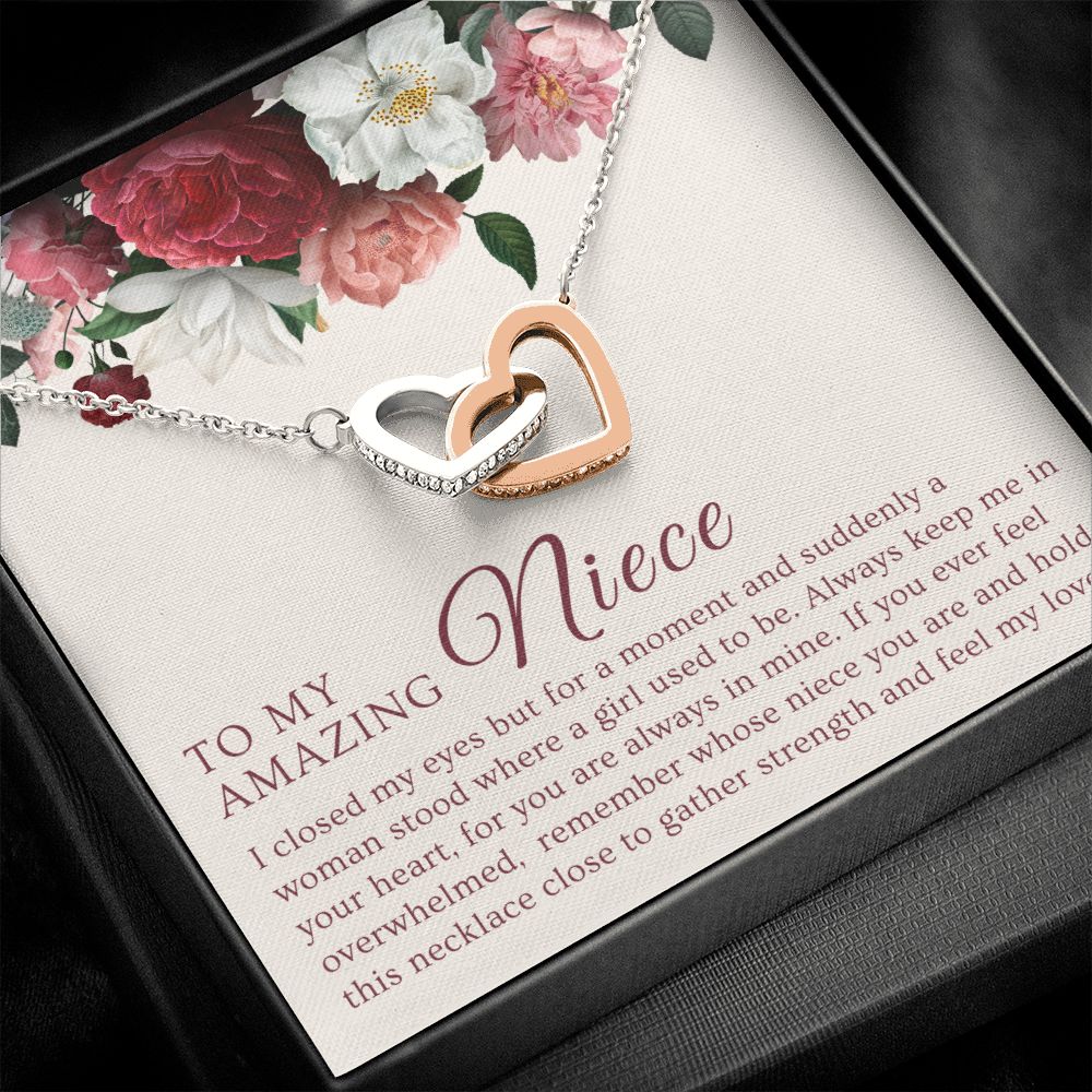 Niece Gift From Aunt | In My Heart Necklace 0631T12