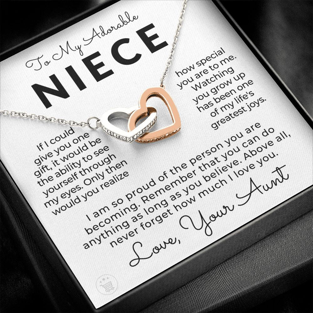 Niece Gift From Aunt | My Love Necklace 0628T2