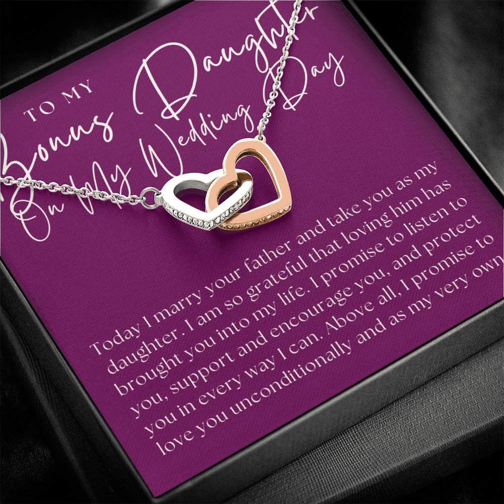 Stepdaughter Wedding Gift | Promise Necklace 0634T8