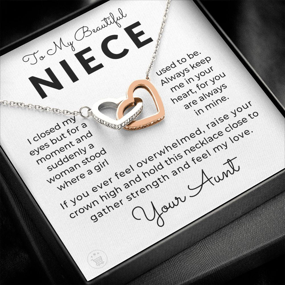 Niece Gift From Aunt | In My Heart Necklace 0632T2