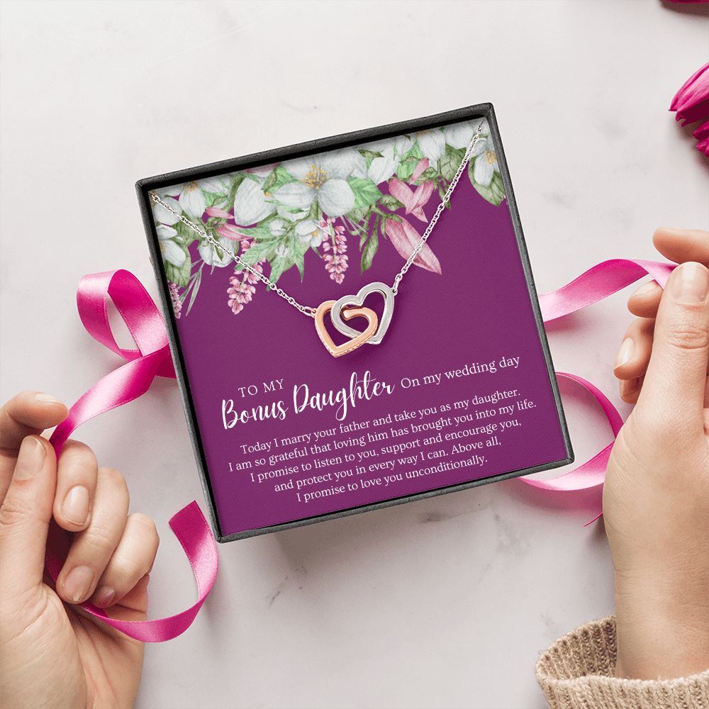 Stepdaughter Wedding Gift | Promise Necklace 0634T2