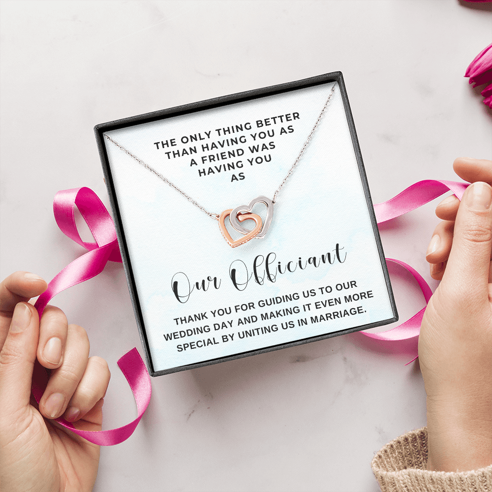 Officiant Proposal Gift | Having You Necklace 0588T8