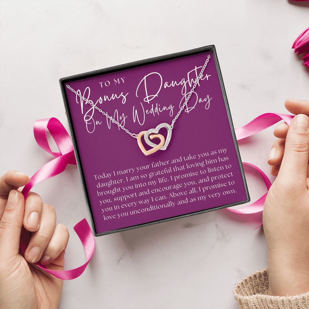 Stepdaughter Wedding Gift | Promise Necklace 0634T8