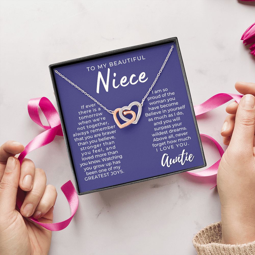 Niece Gift From Aunt | Greatest Joy Necklace 0629T10