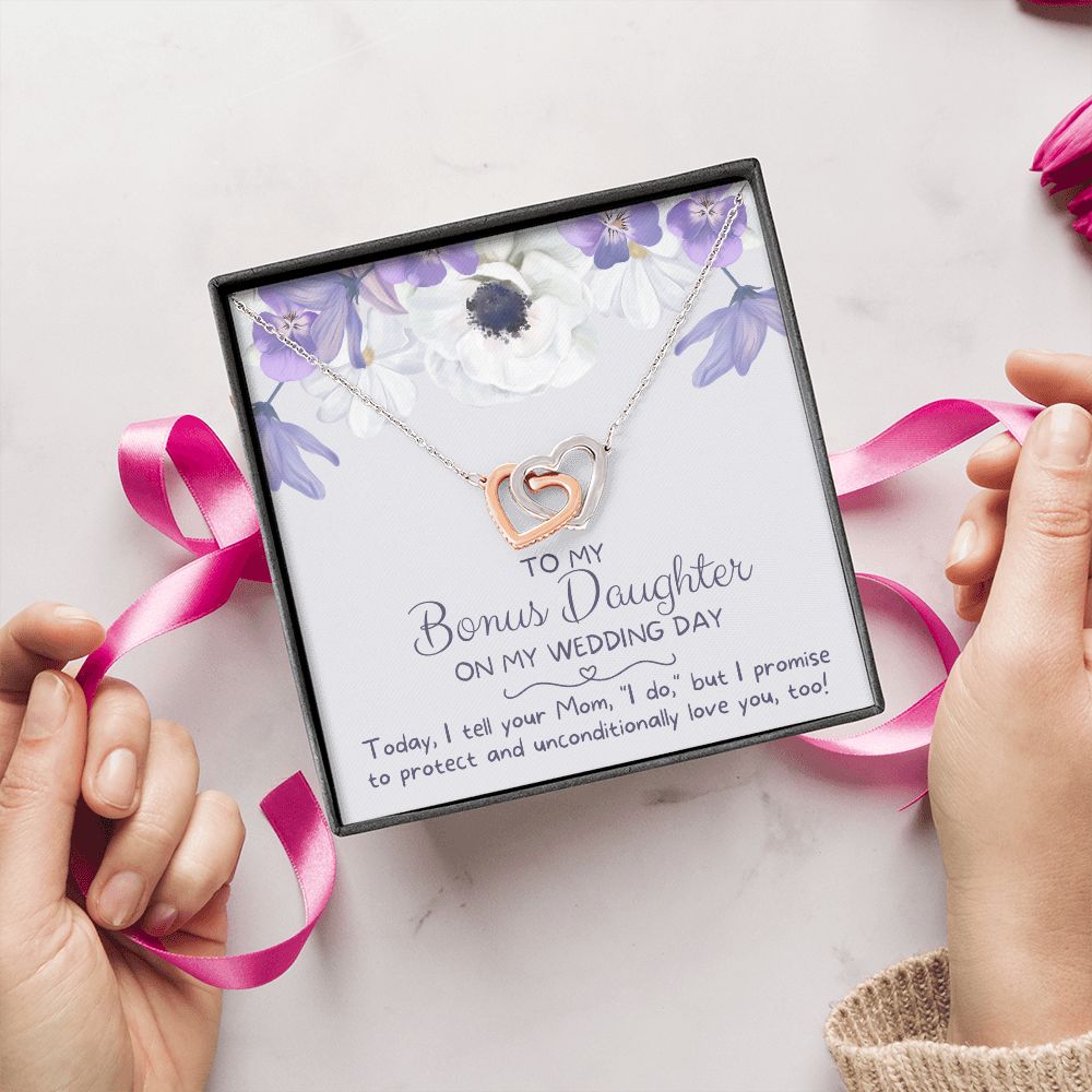Stepdaughter Wedding Gift | Promise Necklace 0639T6