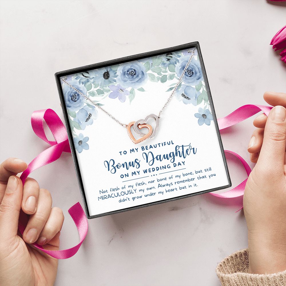 Stepdaughter Wedding Gift | In My Heart Necklace 0637T4