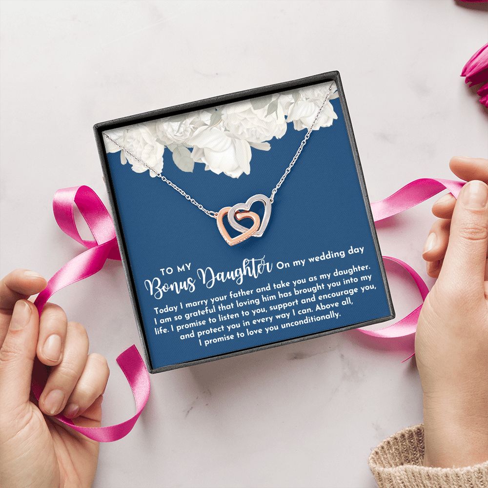 Stepdaughter Wedding Gift | Promise Necklace 0634T4
