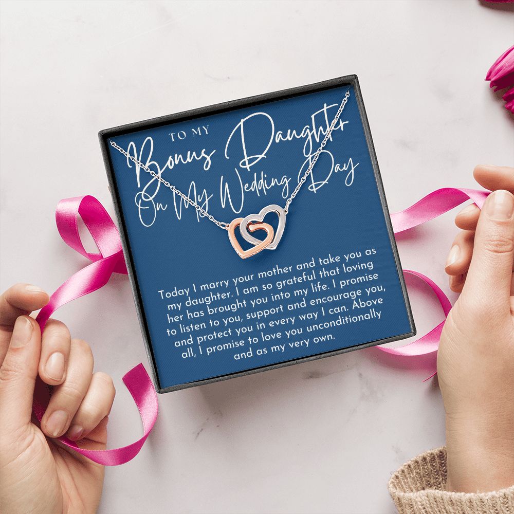Stepdaughter Wedding Gift | Promise Necklace 0633T5