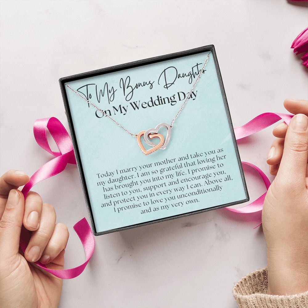 Stepdaughter Wedding Gift | Promise Necklace 0633T10