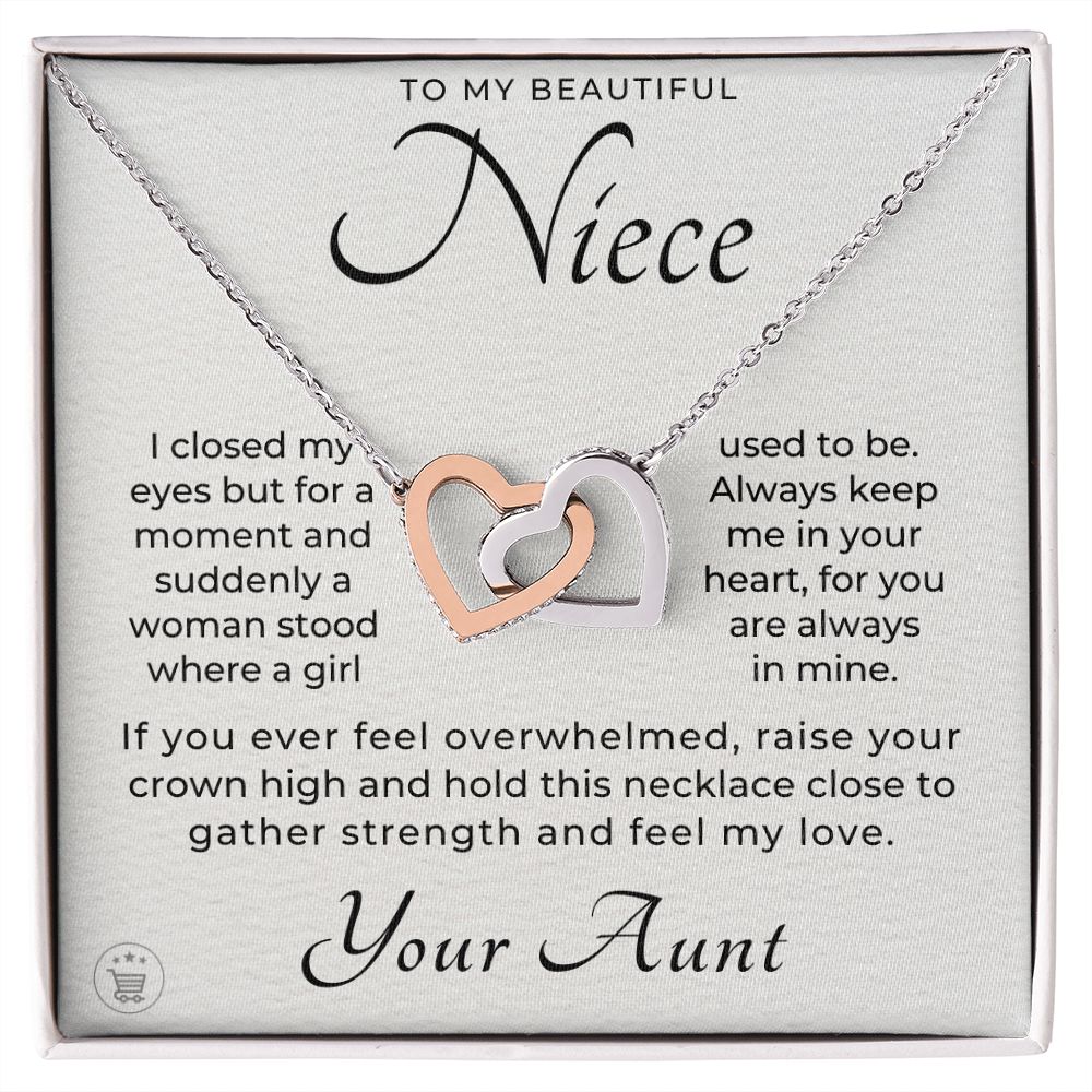 Niece Gift From Aunt | In My Heart Necklace 0632T5