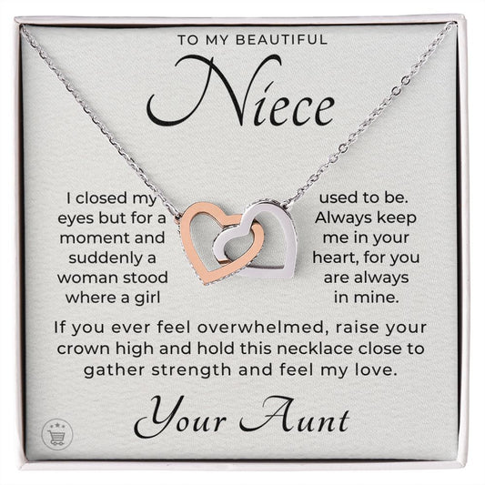 Niece Gift From Aunt | In My Heart Necklace 0632T5