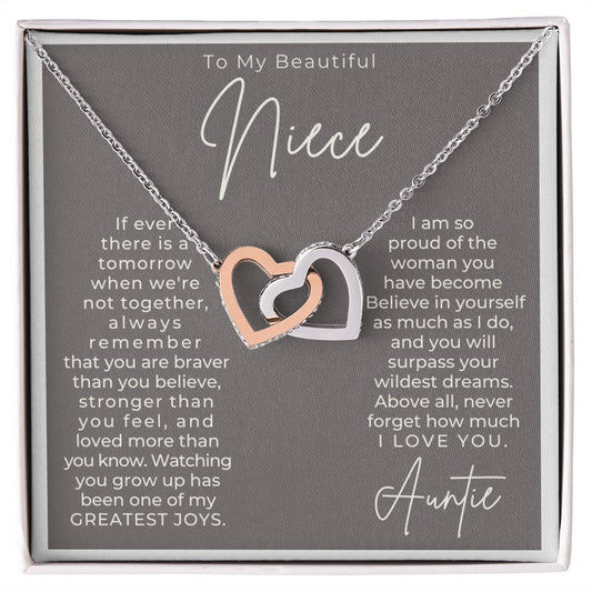 Niece Gift From Aunt | Greatest Joy Necklace 0629T3