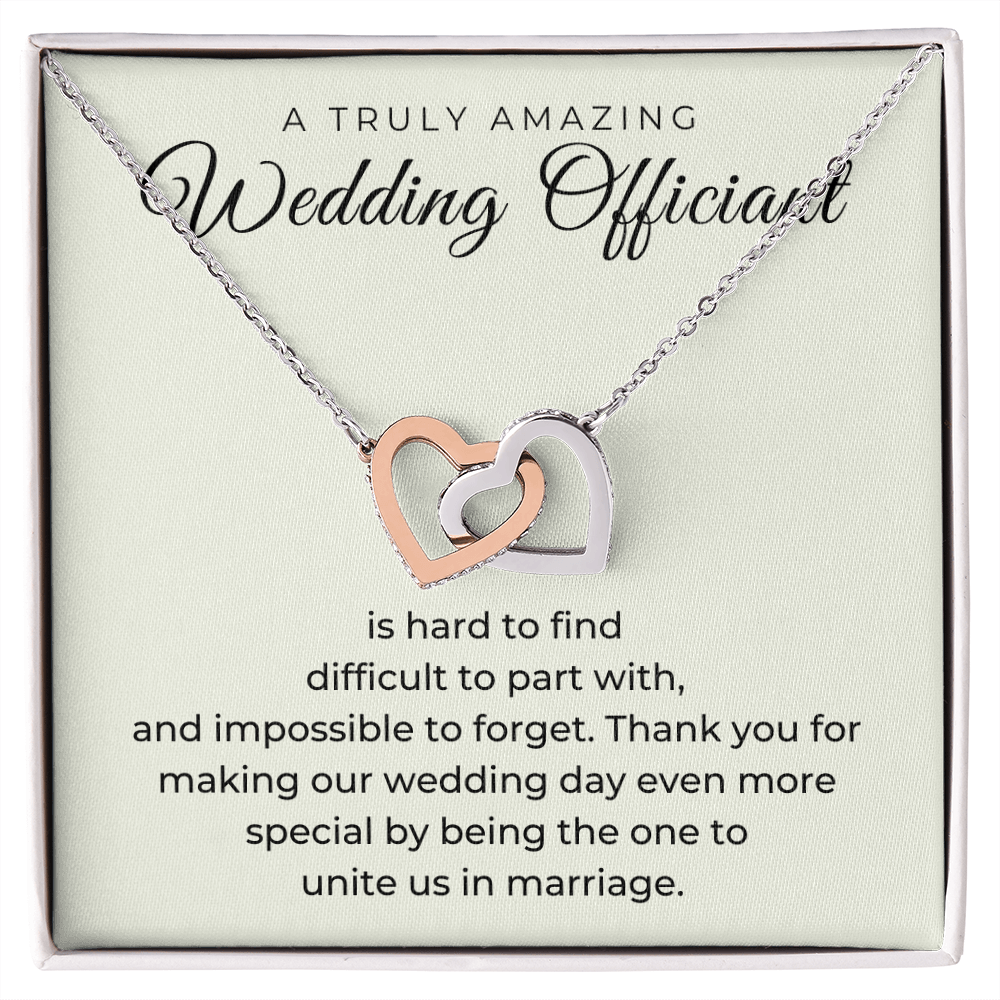 Officiant Proposal Gift | The One Necklace 0586T7