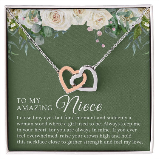 Niece Gift From Aunt | In My Heart Necklace 0632T11
