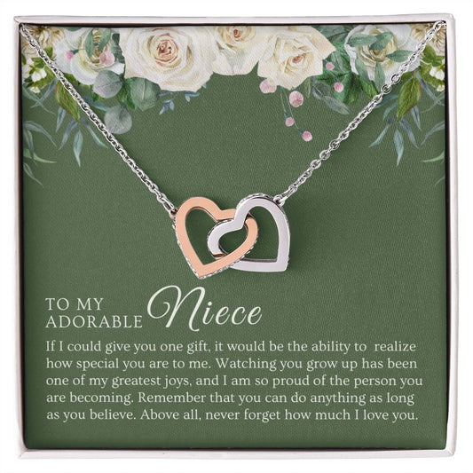 Niece Gift From Aunt | My Love Necklace 0628T11