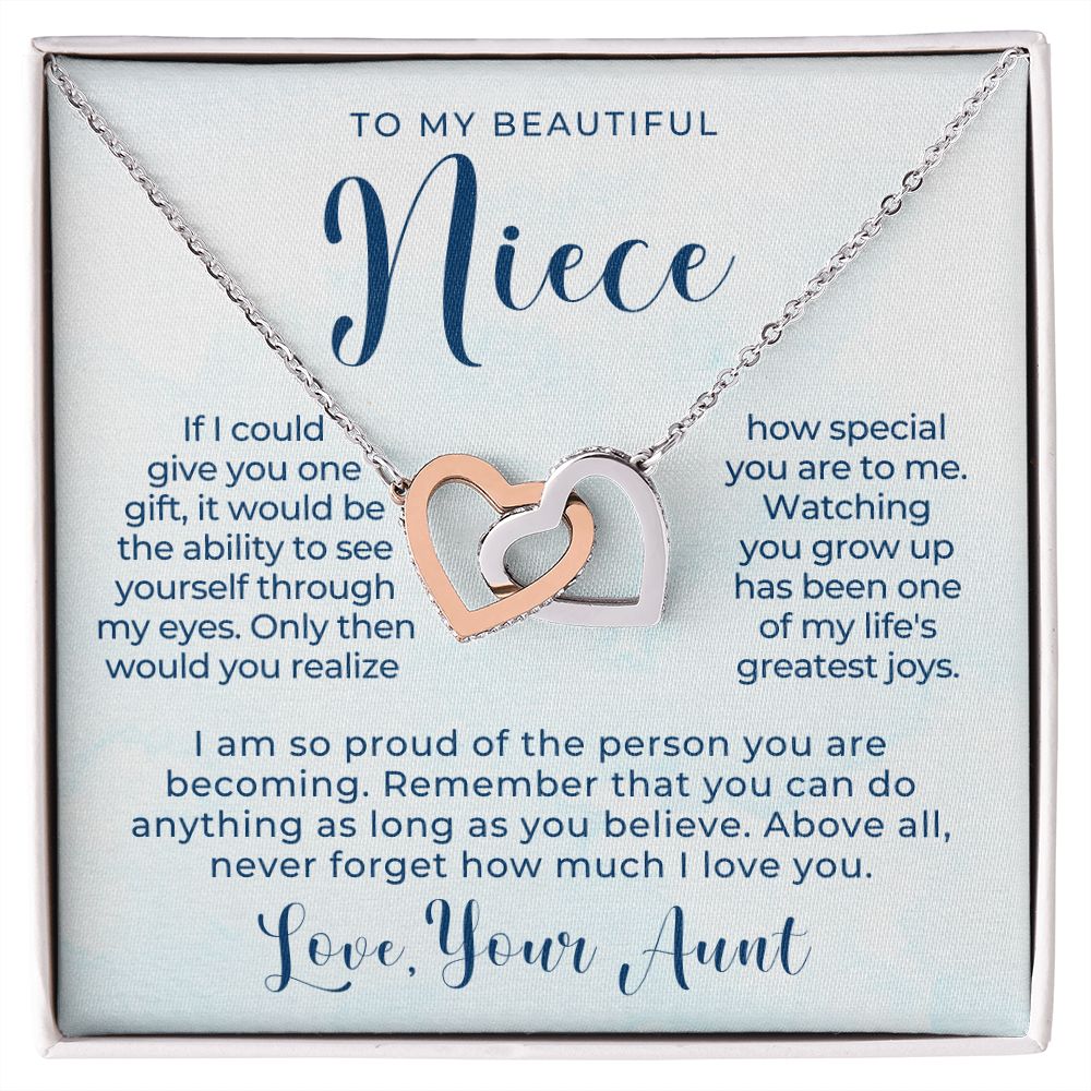 Niece Gift From Aunt | My Love Necklace 0628T15